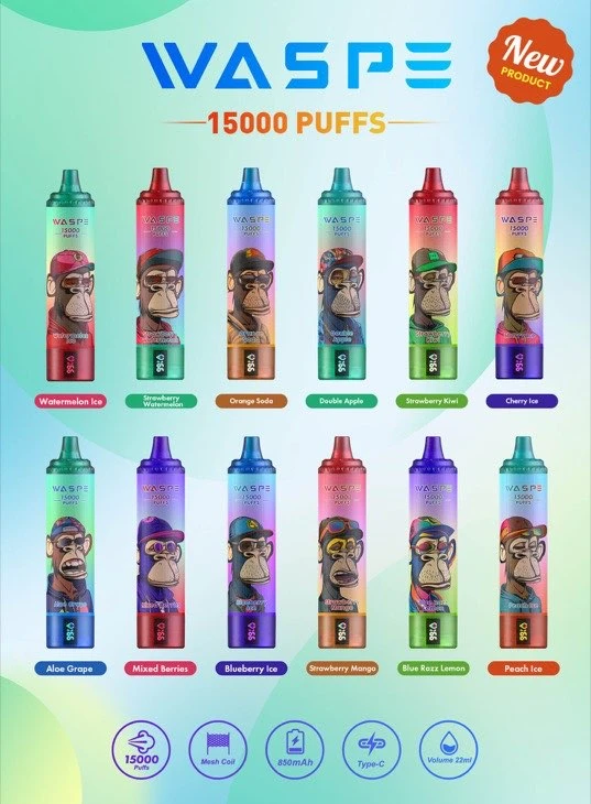 Waspe 15000 Puffs Disposable Vape Wholesale manufacturers